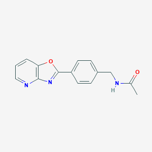 molecular formula C15H13N3O2 B509664 N-(4-[1,3]oxazolo[4,5-b]pyridin-2-ylbenzyl)acetamide CAS No. 878416-61-6