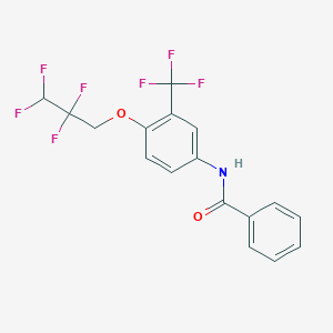 N-[4-(2,2,3,3-tetrafluoropropoxy)-3-(trifluoromethyl)phenyl]benzamide