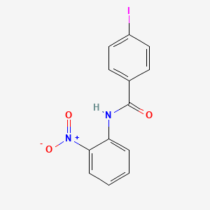 molecular formula C13H9IN2O3 B5096684 4-iodo-N-(2-nitrophenyl)benzamide 