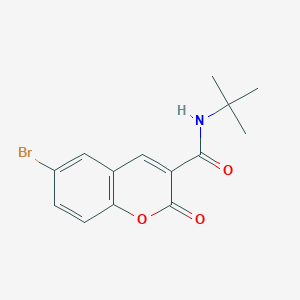 6-bromo-N-tert-butyl-2-oxochromene-3-carboxamide