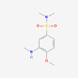 4-methoxy-N,N-dimethyl-3-(methylamino)benzenesulfonamide