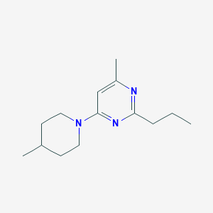 4-Methyl-6-(4-methylpiperidin-1-yl)-2-propylpyrimidine