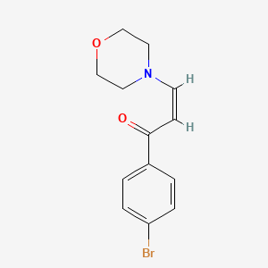 1-(4-bromophenyl)-3-(4-morpholinyl)-2-propen-1-one