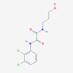 N'-(2,3-DICHLOROPHENYL)-N-(3-HYDROXYPROPYL)ETHANEDIAMIDE