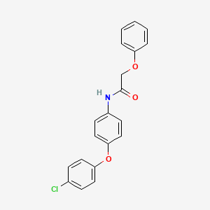 N-[4-(4-chlorophenoxy)phenyl]-2-phenoxyacetamide