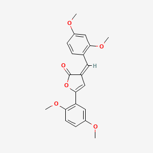 3-(2,4-dimethoxybenzylidene)-5-(2,5-dimethoxyphenyl)-2(3H)-furanone