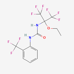 N-[1-ethoxy-2,2,2-trifluoro-1-(trifluoromethyl)ethyl]-N'-[2-(trifluoromethyl)phenyl]urea