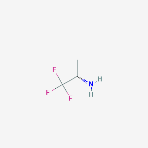 molecular formula C3H6F3N B050970 (S)-1,1,1-三氟丙烷-2-胺 CAS No. 125278-10-6