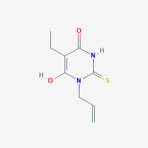 molecular formula C9H12N2O2S B5097154 3-allyl-5-ethyl-6-hydroxy-2-mercapto-4(3H)-pyrimidinone 