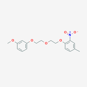 1-{2-[2-(3-methoxyphenoxy)ethoxy]ethoxy}-4-methyl-2-nitrobenzene