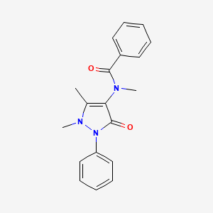 N-(1,5-dimethyl-3-oxo-2-phenyl-2,3-dihydro-1H-pyrazol-4-yl)-N-methylbenzamide