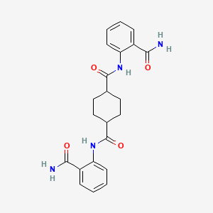 N,N'-bis[2-(aminocarbonyl)phenyl]-1,4-cyclohexanedicarboxamide