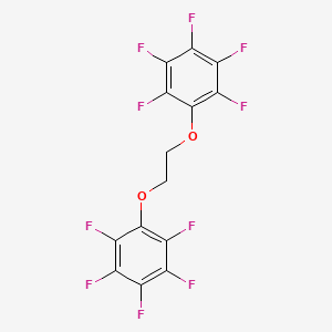 molecular formula C14H4F10O2 B5097501 1,2-Bis(perfluorophenoxy)ethane 