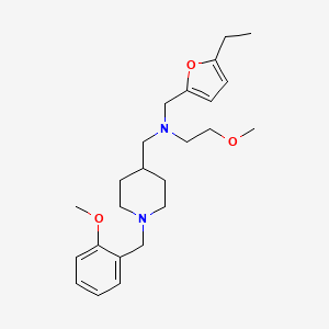 N-[(5-ethyl-2-furyl)methyl]-2-methoxy-N-{[1-(2-methoxybenzyl)-4-piperidinyl]methyl}ethanamine