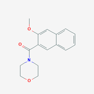 molecular formula C16H17NO3 B5097588 4-(3-methoxy-2-naphthoyl)morpholine 