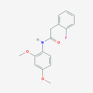 N-(2,4-dimethoxyphenyl)-2-(2-fluorophenyl)acetamide