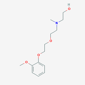 2-[{2-[2-(2-methoxyphenoxy)ethoxy]ethyl}(methyl)amino]ethanol