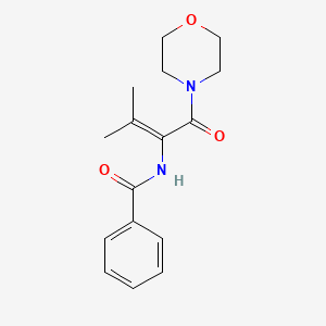 N-[2-methyl-1-(4-morpholinylcarbonyl)-1-propen-1-yl]benzamide