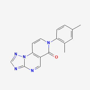 molecular formula C16H13N5O B5097787 7-(2,4-dimethylphenyl)pyrido[3,4-e][1,2,4]triazolo[1,5-a]pyrimidin-6(7H)-one 