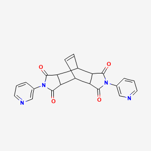 4,10-di-3-pyridinyl-4,10-diazatetracyclo[5.5.2.0~2,6~.0~8,12~]tetradec-13-ene-3,5,9,11-tetrone