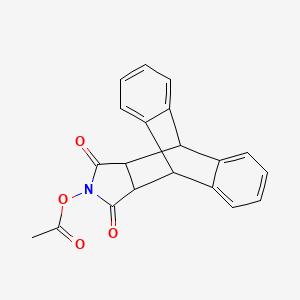 molecular formula C20H15NO4 B5097885 (16,18-Dioxo-17-azapentacyclo[6.6.5.02,7.09,14.015,19]nonadeca-2,4,6,9,11,13-hexaen-17-yl) acetate 