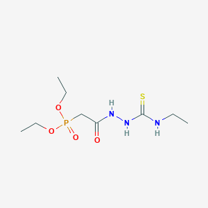 diethyl (2-{2-[(ethylamino)carbonothioyl]hydrazino}-2-oxoethyl)phosphonate