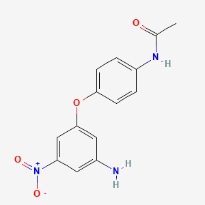 N-[4-(3-amino-5-nitrophenoxy)phenyl]acetamide