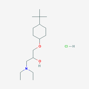 1-[(4-tert-butylcyclohexyl)oxy]-3-(diethylamino)-2-propanol hydrochloride