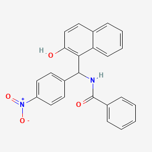 N-[(2-hydroxy-1-naphthyl)(4-nitrophenyl)methyl]benzamide