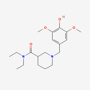 N,N-diethyl-1-(4-hydroxy-3,5-dimethoxybenzyl)-3-piperidinecarboxamide