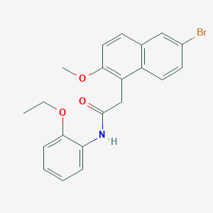 2-(6-bromo-2-methoxy-1-naphthyl)-N-(2-ethoxyphenyl)acetamide