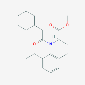 methyl N-(cyclohexylacetyl)-N-(2-ethyl-6-methylphenyl)alaninate