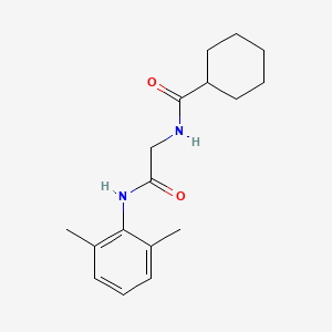 N-{2-[(2,6-dimethylphenyl)amino]-2-oxoethyl}cyclohexanecarboxamide