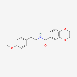 N-[2-(4-methoxyphenyl)ethyl]-2,3-dihydro-1,4-benzodioxine-6-carboxamide