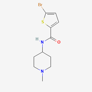 5-bromo-N-(1-methylpiperidin-4-yl)thiophene-2-carboxamide