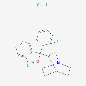 1-azabicyclo[2.2.2]oct-3-yl[bis(2-chlorophenyl)]methanol hydrochloride