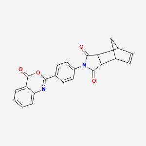 4-[4-(4-oxo-4H-3,1-benzoxazin-2-yl)phenyl]-4-azatricyclo[5.2.1.0~2,6~]dec-8-ene-3,5-dione