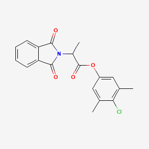 4-chloro-3,5-dimethylphenyl 2-(1,3-dioxoisoindolin-2-yl)propanoate