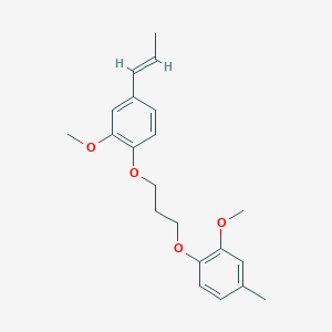 2-methoxy-1-[3-(2-methoxy-4-methylphenoxy)propoxy]-4-[(E)-prop-1-enyl]benzene