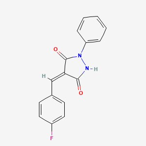 4-(4-fluorobenzylidene)-1-phenyl-3,5-pyrazolidinedione