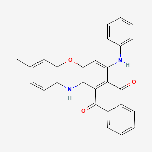 3-METHYL-7-(PHENYLAMINO)-13,14-DIHYDRO-8H-5-OXA-14-AZAPENTAPHENE-8,13-DIONE