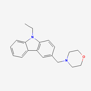 molecular formula C19H22N2O B5098591 4-[(9-Ethylcarbazol-3-yl)methyl]morpholine 