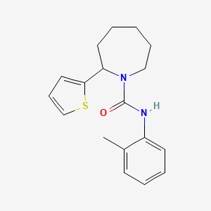 N-(2-Methylphenyl)-2-(thiophen-2-YL)azepane-1-carboxamide