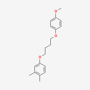 molecular formula C19H24O3 B5098622 4-[4-(4-methoxyphenoxy)butoxy]-1,2-dimethylbenzene 