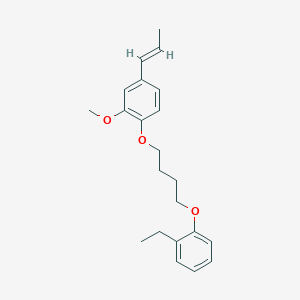 1-[4-(2-ethylphenoxy)butoxy]-2-methoxy-4-(1-propen-1-yl)benzene