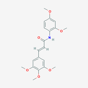 N-(2,4-dimethoxyphenyl)-3-(3,4,5-trimethoxyphenyl)acrylamide