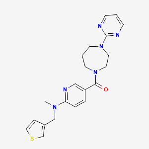 N-methyl-5-{[4-(2-pyrimidinyl)-1,4-diazepan-1-yl]carbonyl}-N-(3-thienylmethyl)-2-pyridinamine