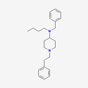 molecular formula C24H34N2 B5098765 N-benzyl-N-butyl-1-(2-phenylethyl)-4-piperidinamine 