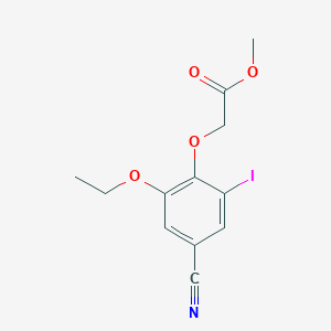 methyl (4-cyano-2-ethoxy-6-iodophenoxy)acetate