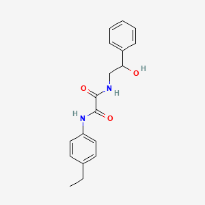 N-(4-ethylphenyl)-N'-(2-hydroxy-2-phenylethyl)ethanediamide